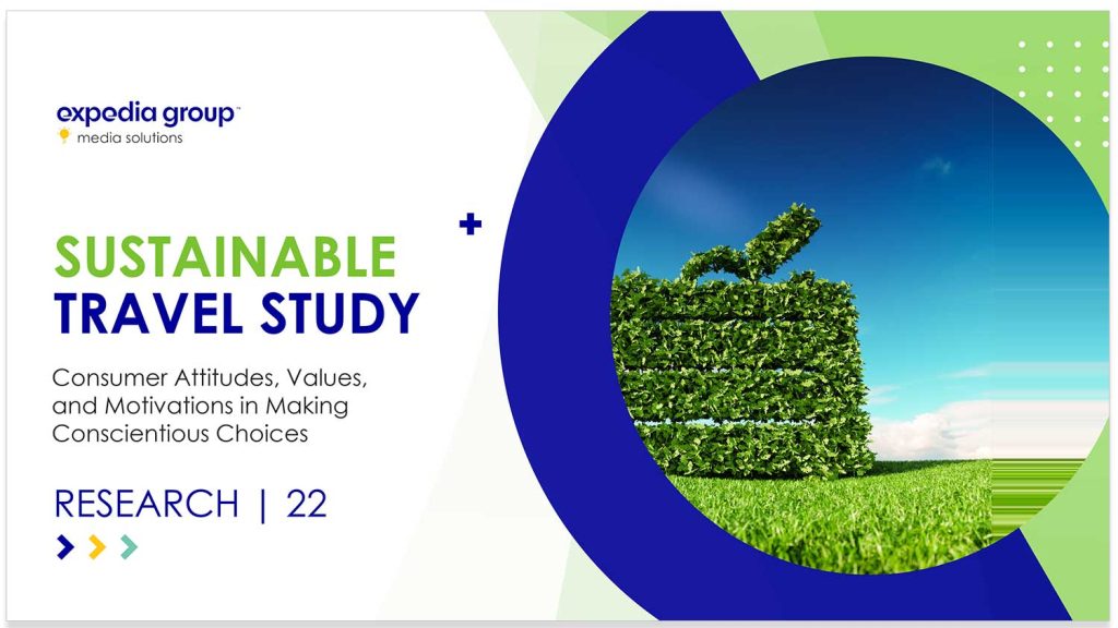 sustainable travel study expedia