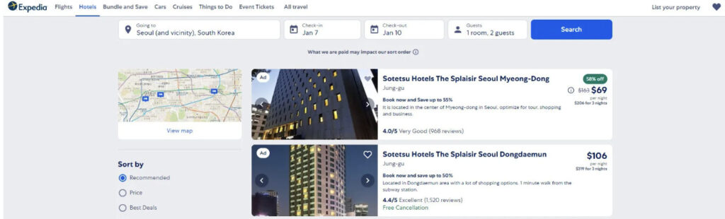 Hotel marketers using TravelAds in their digital advertising